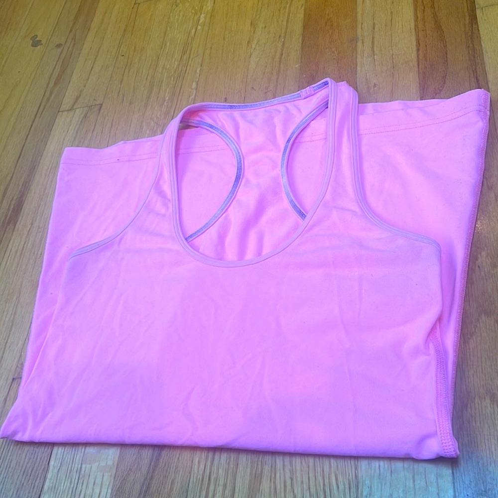 Lululemon pink racerback tank size 4